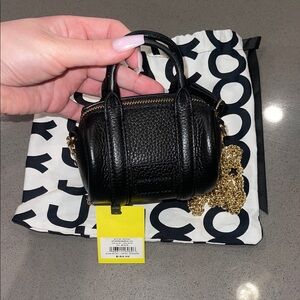 Marc Jacobs Black Mini Bag with Gold Chain